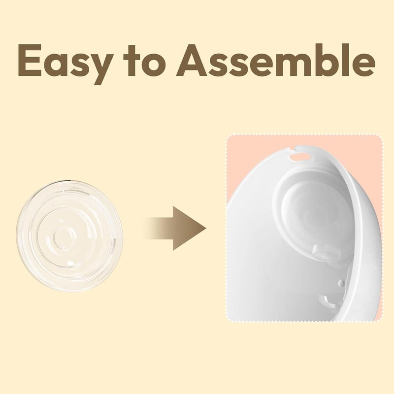 NCVI Replacement Diaphragm Compatible with 8138/8138-1/8786/8122-3, Wearable Breast Pump Accessories, 4PCS - Image 5